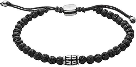 Herenarmband Halfedel Staal met Karabijnsluiting