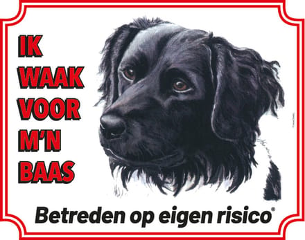 Friese Stabij Waakbord - Ik waak voor mijn baas