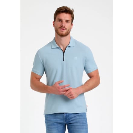 Gabbiano Heren polo 235534 4001 bright blue