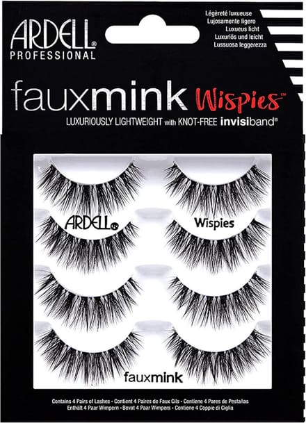 Niet-geteste Wimpers Set van 4, Natuurlijke Look