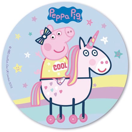 Vegaoo - Peppa Pig eetbare taartdecoratie