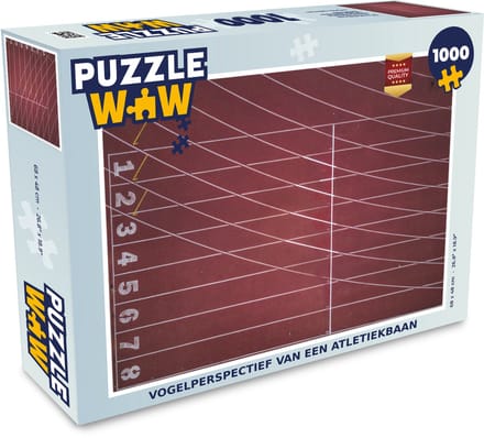 Puzzel een atletiekbaan - Legpuzzel - Puzzel 1000 stukjes volwassenen