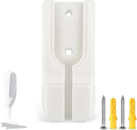 Wandhouder Stofzuiger - Muurbeugel Accu - Opbergen Accessoires - Specifiek Ontwerp - ca. 100 mm - Wit