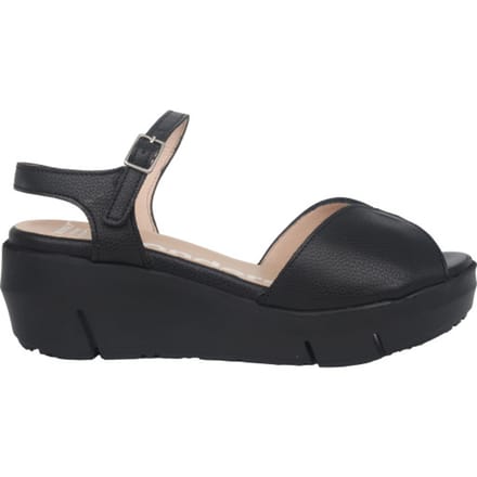 Wonders D-8272 - dames sandaal - Zwart - maat 41 (EU) 8 (UK)