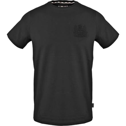 Aquascutum Herenlogo T-Shirt (Zwart)