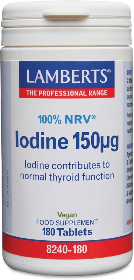 Lamberts Jodium 150mcg (iodine) 180 Tabletten