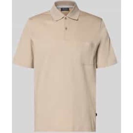 regular fit poloshirt met borstzak