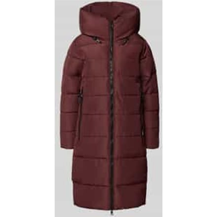Regular fit buffer jacket met gevoerde opstaande kraag model 'Jilia'