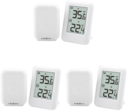 Draadloze Thermometer - Binnen Buiten Meter - Temperatuur Meten - 100 Meter Bereik - 8.4 x 5.9 cm