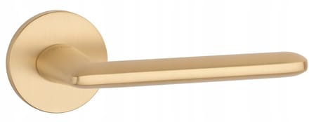Stile Ava Slim Deurkruk Mat Goud - Ronde Rozet 7mm