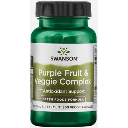 Swanson Greens paarse antioxidanten fruit- en groentecomplex 60 stuks