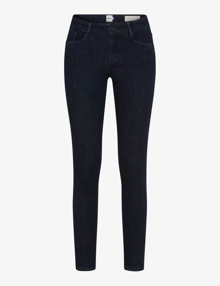 Brax Dames Jeans  Style ANA CLEAN DARK BLUE, denim donkerblauw, maat 44