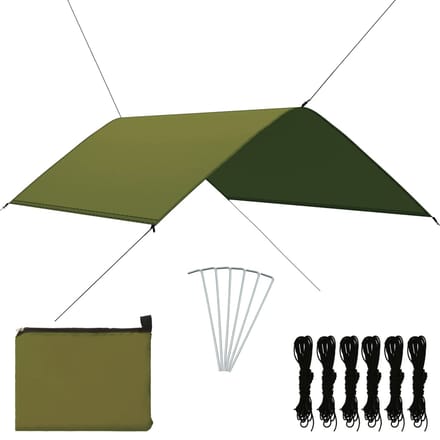 vidaXL - Afdekzeil - 3x2 - m - groen
