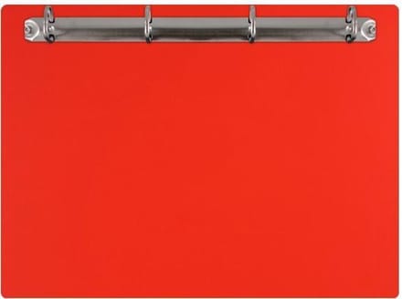 Magnetisch klembord A4 incl. ringband (liggend) - Rood