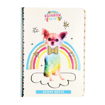 Totum Memoblokmapje Rainbow Pets Hond 17 X 12 Cm Wit 9-delig