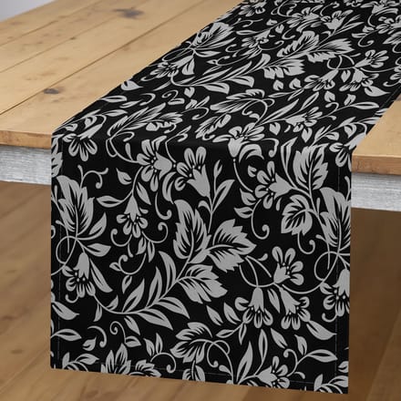 Abakuhaus kolengrijs tafelloper – rechthoekig 40x180 cm, polyester