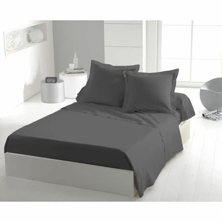 Laken - HOME LINGE PASSION - 240 x 300 cm - Antraciet
