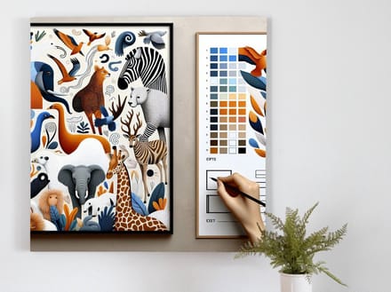Kunstprint | Wanddecoratie | Forex | 75 × 75 cm