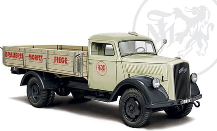 Italeri Modelbouwpakket Vrachtwagens - 3960 Opel Blitz Classic - Truck Plastic - 1:24 - Modelbouw