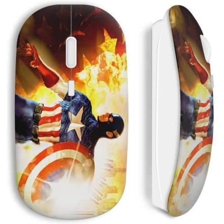 Souris Sans Fil Captain America Fire