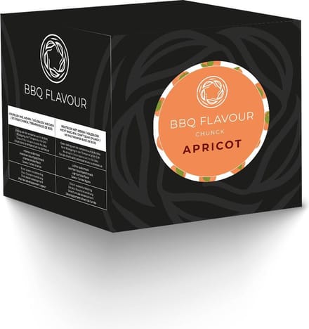 BBQ Flavour Rookhout - Chunks - Abrikoos - Apricot - 2,2 kg - Milde Baconsmaak - Kamado