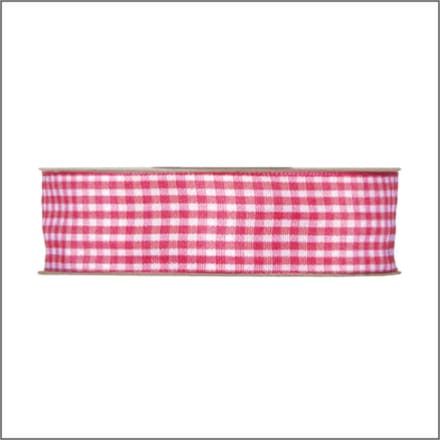 Premium Ruit Lint - Pink - roze - 25 meter x 25 mm