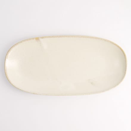 Tokyo Design Studio - Titanium Matte - Ovaal Bord - 28,5 x 14 cm - Porselein - Japans Servies