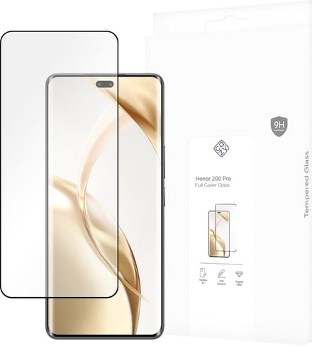 Cazy screenprotector geschikt voor Honor 200 Pro - Screenprotector Full Cover Gehard Glas