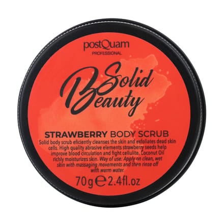 POSTQUAM SKIN CARE VASTE BODYSCRUB MET AARDBEI .
