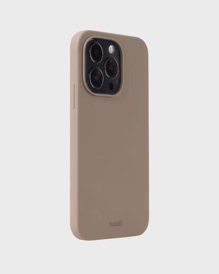 Holdit Silicone Case geschikt voor Apple iPhone 15 Pro - Mocha Brown