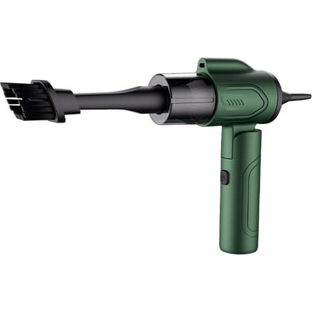 Auto draadloze stofzuiger 3 in 1 draagbare stofbreker luchtblazer multifunctionele inflatorpomp groen