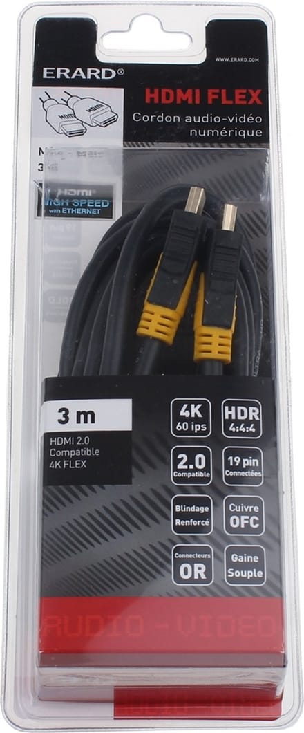 ERARD - HDMI KABEL - 4K FLEX - Ultra HD - 3m - 726831