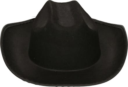 Guirca Carnaval verkleed Cowboy hoed El Paso - zwart - kinderen - Western thema