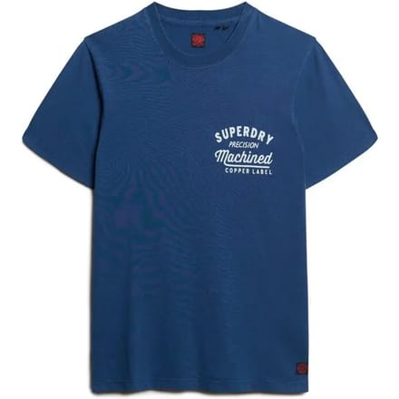 Superdry - Oversized Copper Label T-shirt met print op de borst - Dames - T-shirts