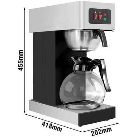 GGM Gastro Filterkaffeemaschine - 1,8 Liter - inkl. 2 Glaskannen