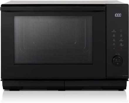 QORA® Stoomoven - Zwart - 46cm x 52cm x 35cm