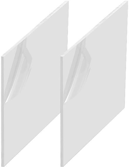 Dunne ABS Plastic Platen 30 x 20 cm voor Modelbouw, Creatieve Klussen en Decoratie - Set van 2 Stuks