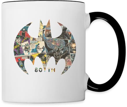 Batman 80 Years Mok Tweekleurig