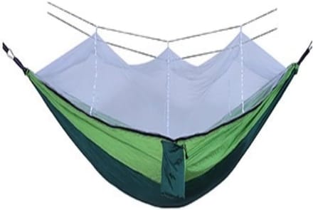 Kampeer Hangmat - Nylon Swing - Outdoor Ontspanning - Met Klamboe - Lichtgewicht - C