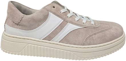 Gabor 86.406.33 Sneakers Beige Suede Dames Breedtemaat K - Beige - 38