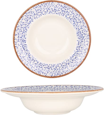By Bone Pastabord - Edera - Porselein - 25 cm (400cc) - set van 2