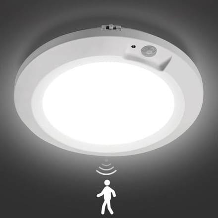 Draadloze Plafondlamp met Bewegingssensor en Batterij, 210LM, Geschikt voor Binnen en Buiten