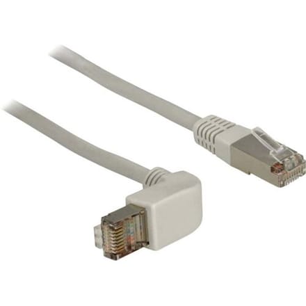 Delock 83515 RJ45 Netwerkkabel, patchkabel CAT 5e S/FTP 1.00 m Grijs 1 stuk(s)