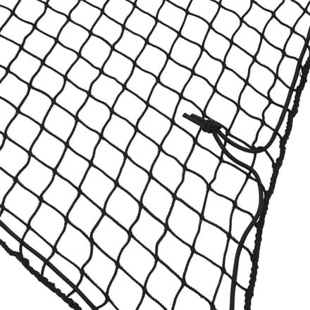 vidaXL - Aanhangwagennet - elastisch - touw - 5x3,5 - m - polypropeen - zwart