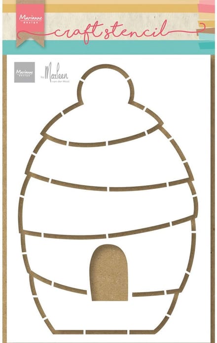 Marianne Design Craft stencils Beehive by Marleen