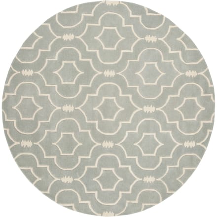 Vloerkleed Morgan rond handgemaakt | Safavieh