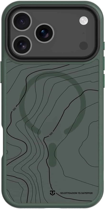 Tactical iPhone 17 Pro Max MagForce Hyperstealth Sika Cover – Hoesje met Losse Klikbare Knoppen – Forest Green