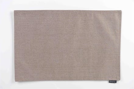 Rasteli - Placemat - katoen; polyester - grijs - B45 x L30 cm - 2 stuks
