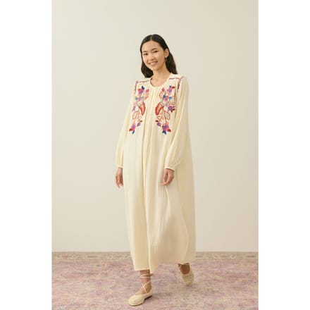 Louise Misha Dress Djinalia Natural Größe: 36 | Maxikleider Outlet | Damen