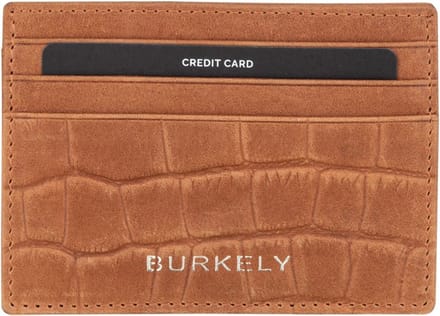 Burkely Croco Caia CC Holder RFID Cognac
